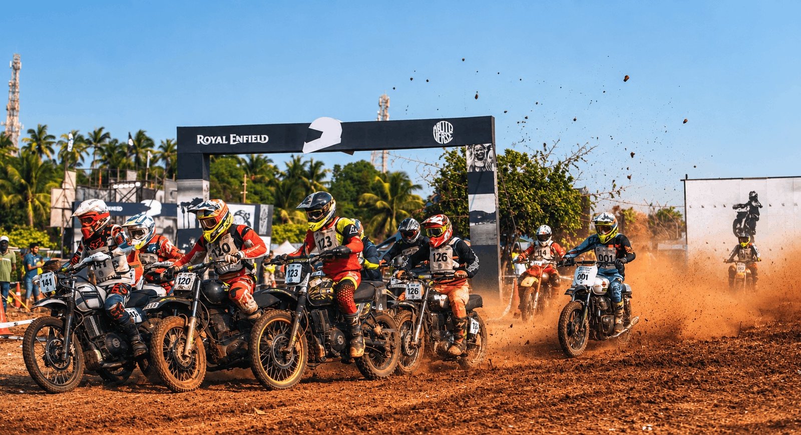 Motorcycle event in Goa